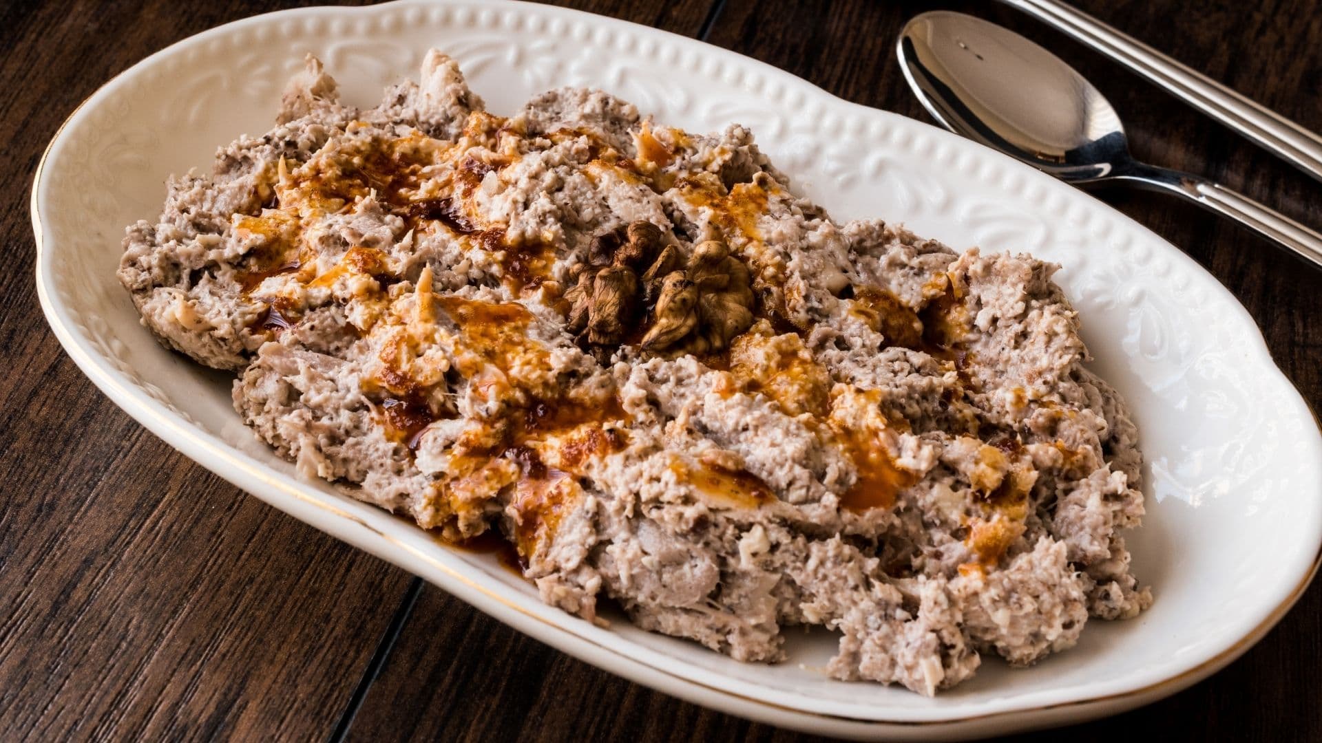 Circassian Chicken - A Walnut and Garlic Delight