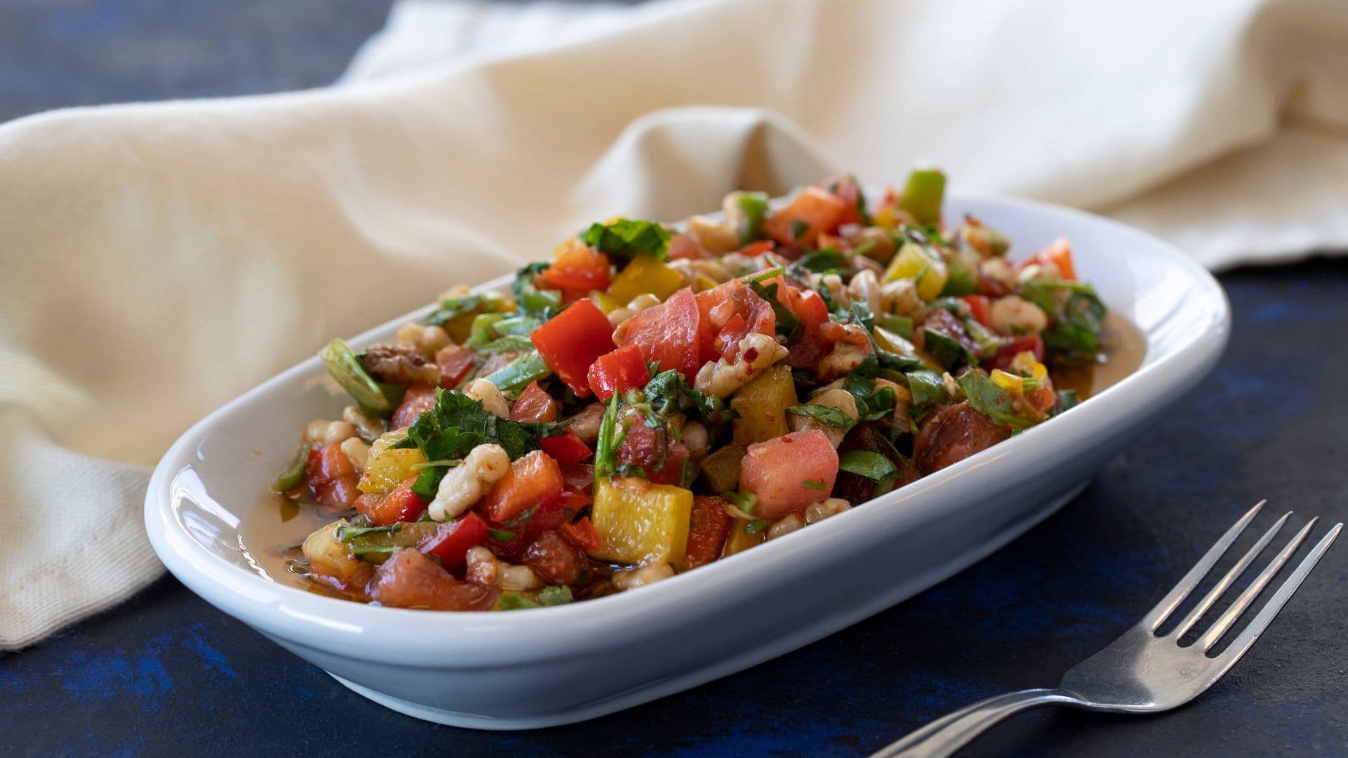 Gavurdagi Salad - A Fresh Tomato Delight