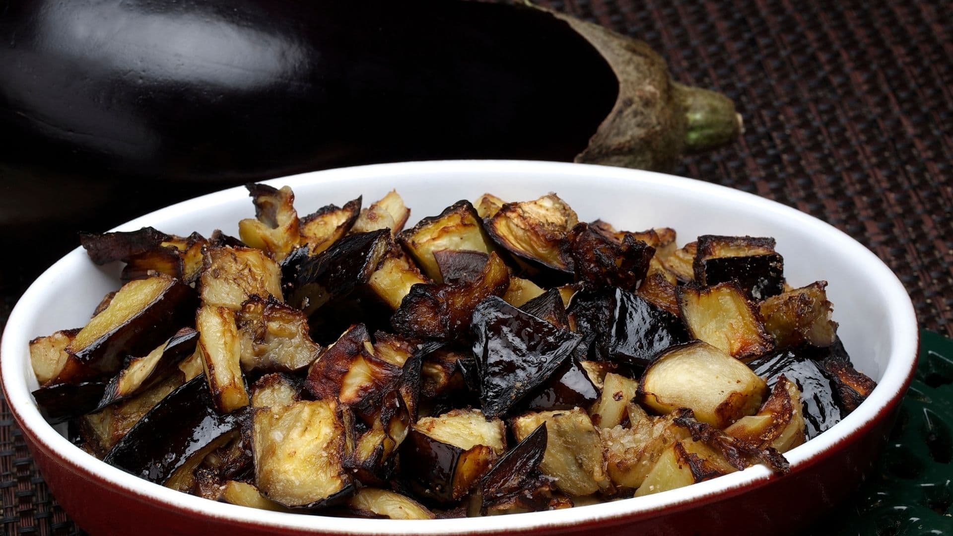 Molasses Roasted Eggplant