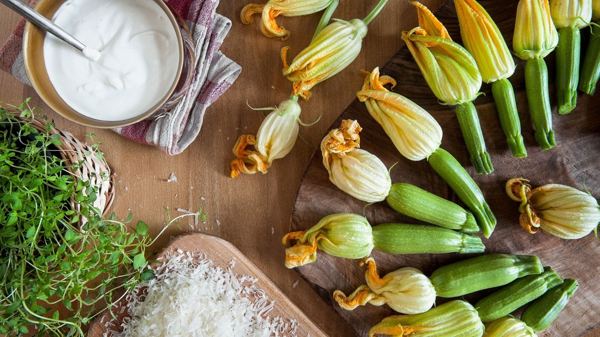 Stuffed Zucchini Flowers